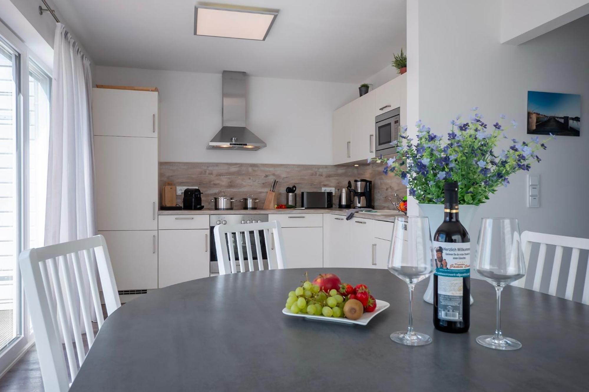 Maisonette Fewo Ostseeflair By Seeblick Ferien Oro, Erste Wasserreihe, E-Saeule Olpenitz Εξωτερικό φωτογραφία